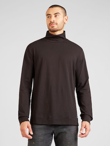 LEVI'S ® Shirt 'Long Sleeve Turtleneck Tee' in Brown: front