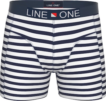 Line One Μποξεράκι 'Herren Boxershorts aus Baumwolle' σε μπλε: μπροστά