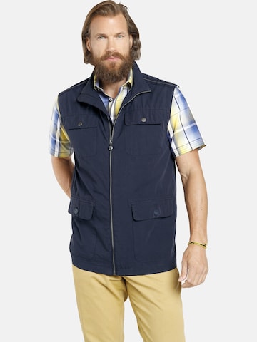 Jan Vanderstorm Vest 'Milav' in Blue: front