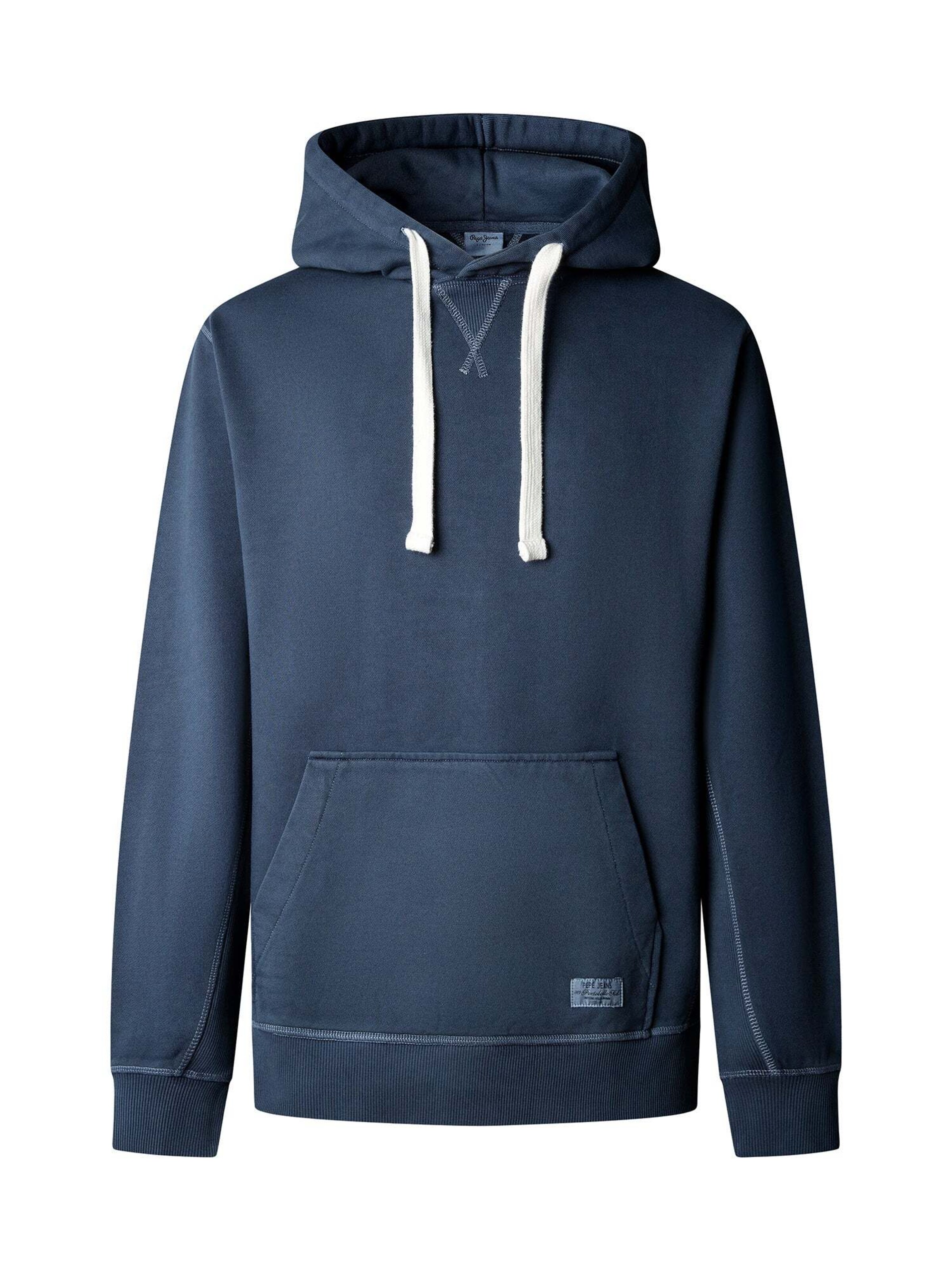 Pepe Jeans - Sudadera con cremallera 'Jasper' en azul: frente