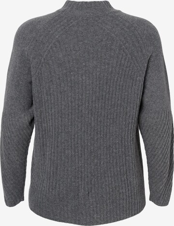 Zizzi Sweater 'Comfy' in Grey