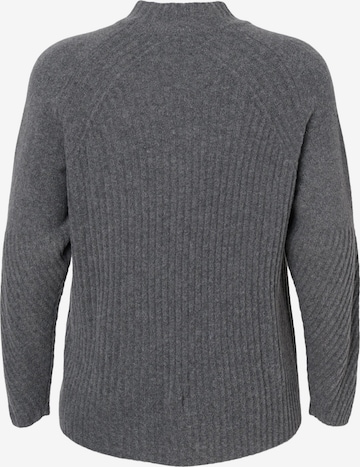 Zizzi Sweater 'Comfy' in Grey