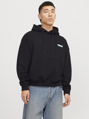 JACK & JONES Sweatshirt i sort: forside