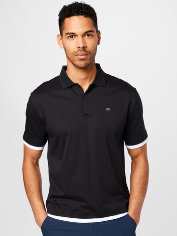 Calvin Klein Poloshirt in Schwarz: predná strana