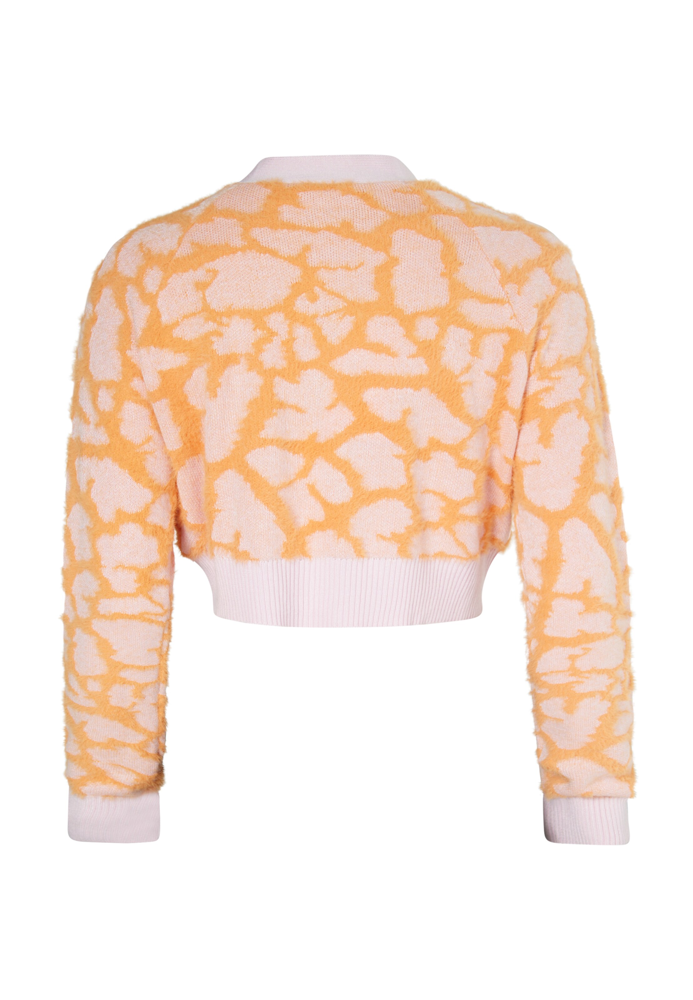 swirly Πλεκτή ζακέτα σε πορτοκαλί