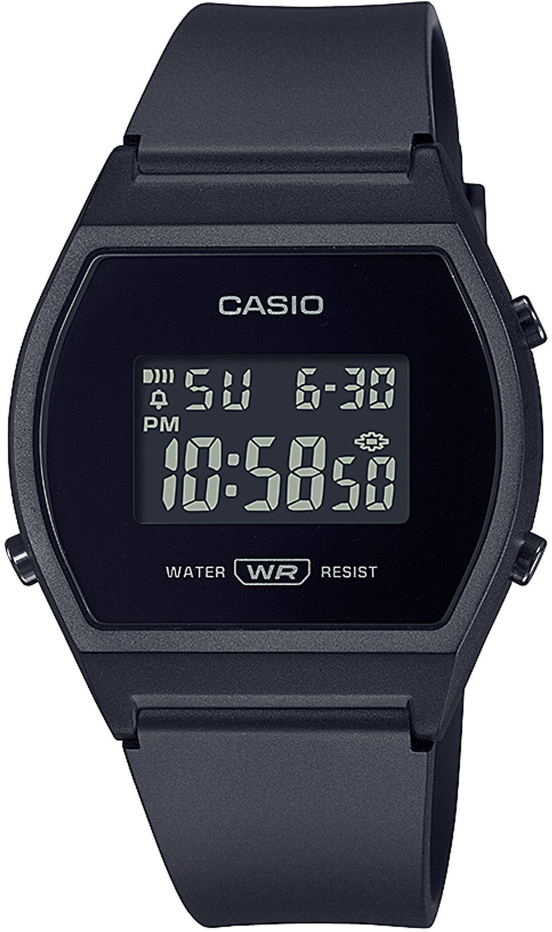 Black digital watch for women on sale