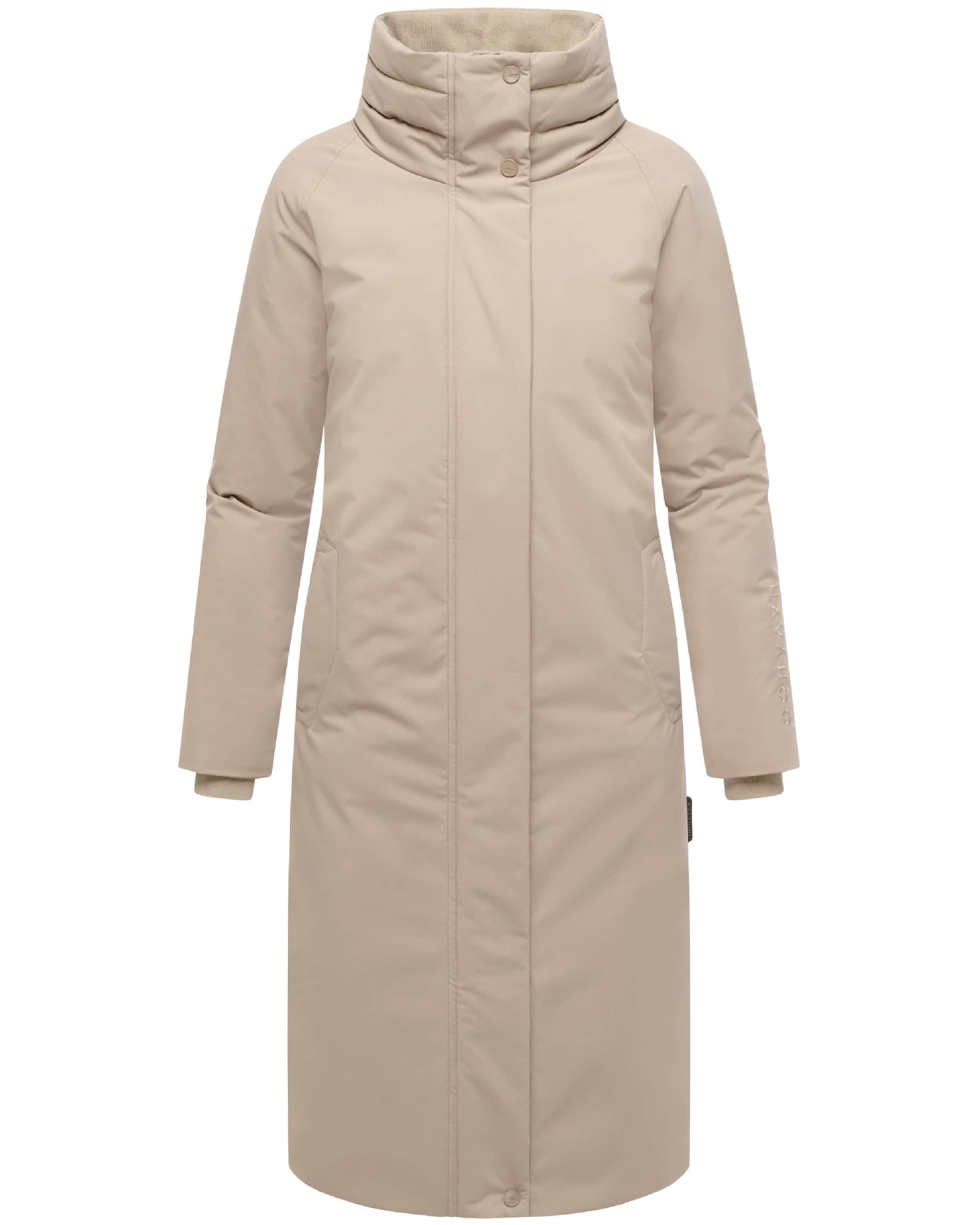 NAVAHOO Χειμερινό παλτό 'Traumblüte 14' σε γκρι: μπροστά