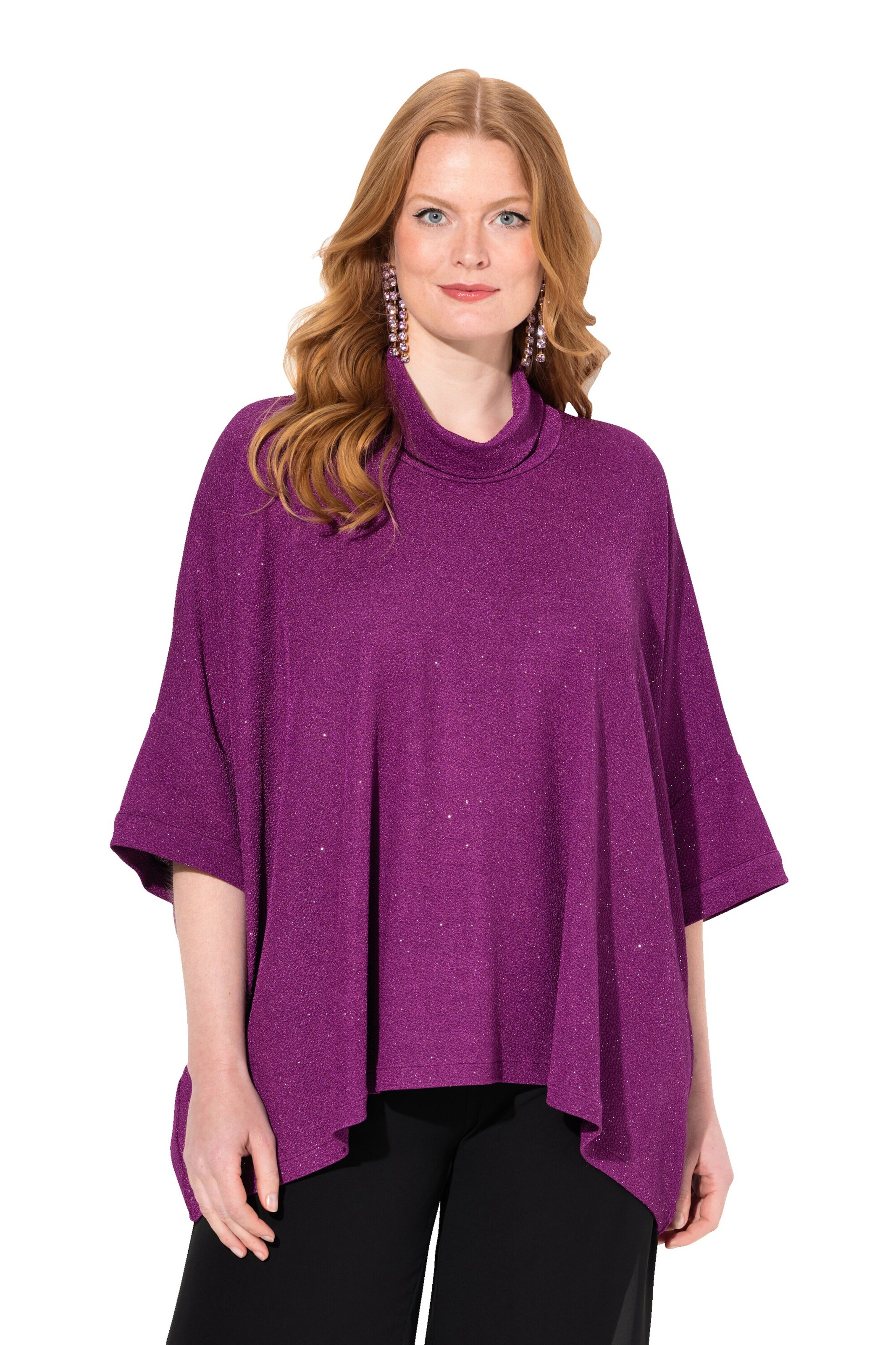 Ulla Popken Shirt in Rood: voorkant