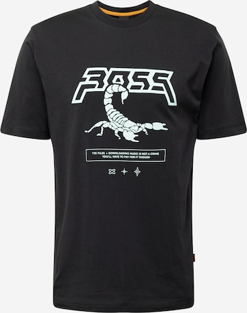 T-Shirt 'TeScorpion' BOSS Orange en noir : devant