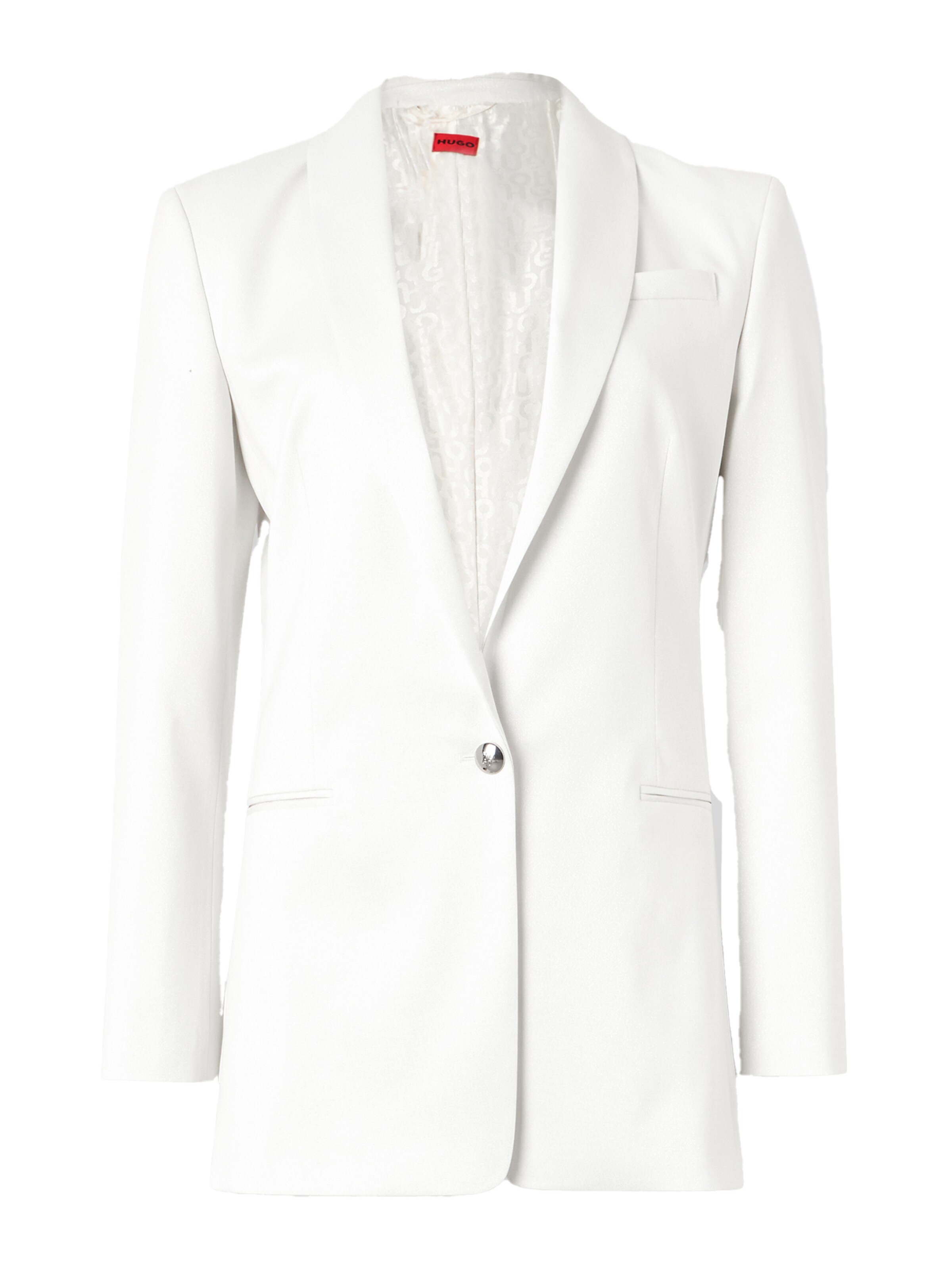 HUGO Marynarka 'Alinue' w kolorze biały: przód