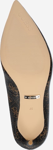 GUESS - Zapatos con plataforma 'RICA9' en marrón
