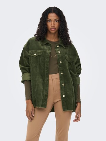 ONLY Prehodna jakna 'Bitten' | zelena barva