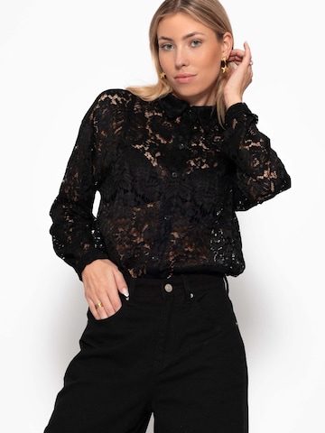 SASSYCLASSY Bluse‌‌‌‌ in Schwarz