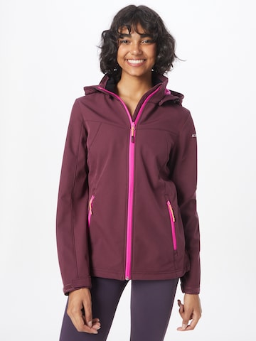 Veste outdoor 'BRENHAM' ICEPEAK en rouge : devant