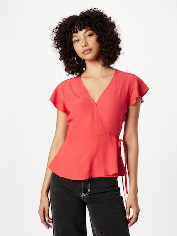 ABOUT YOU Shirt 'Thea' in Rood: voorkant