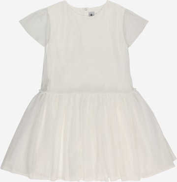 PETIT BATEAU Dress in White: front