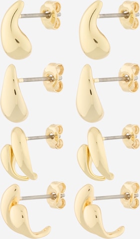 Cercei de la & Other Stories pe auriu: față