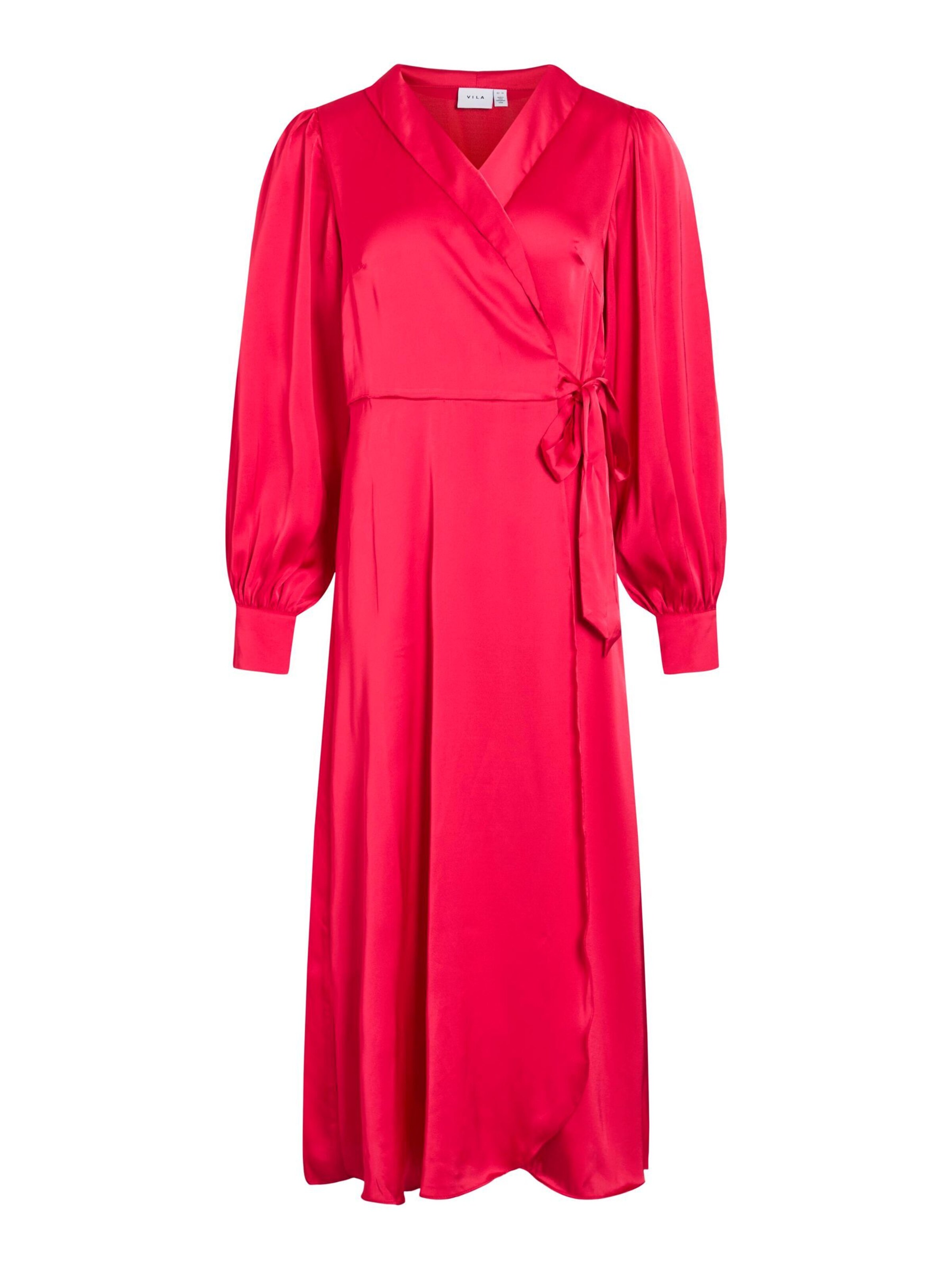 Abito camicia 'VIEnna Ravenna' di VILA in rosso: frontale