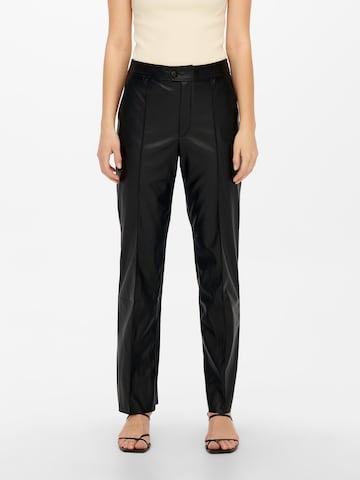 JDY Regular Pleated Pants 'Rex' in Black: front