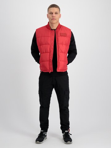 ALPHA INDUSTRIES Vest in Red