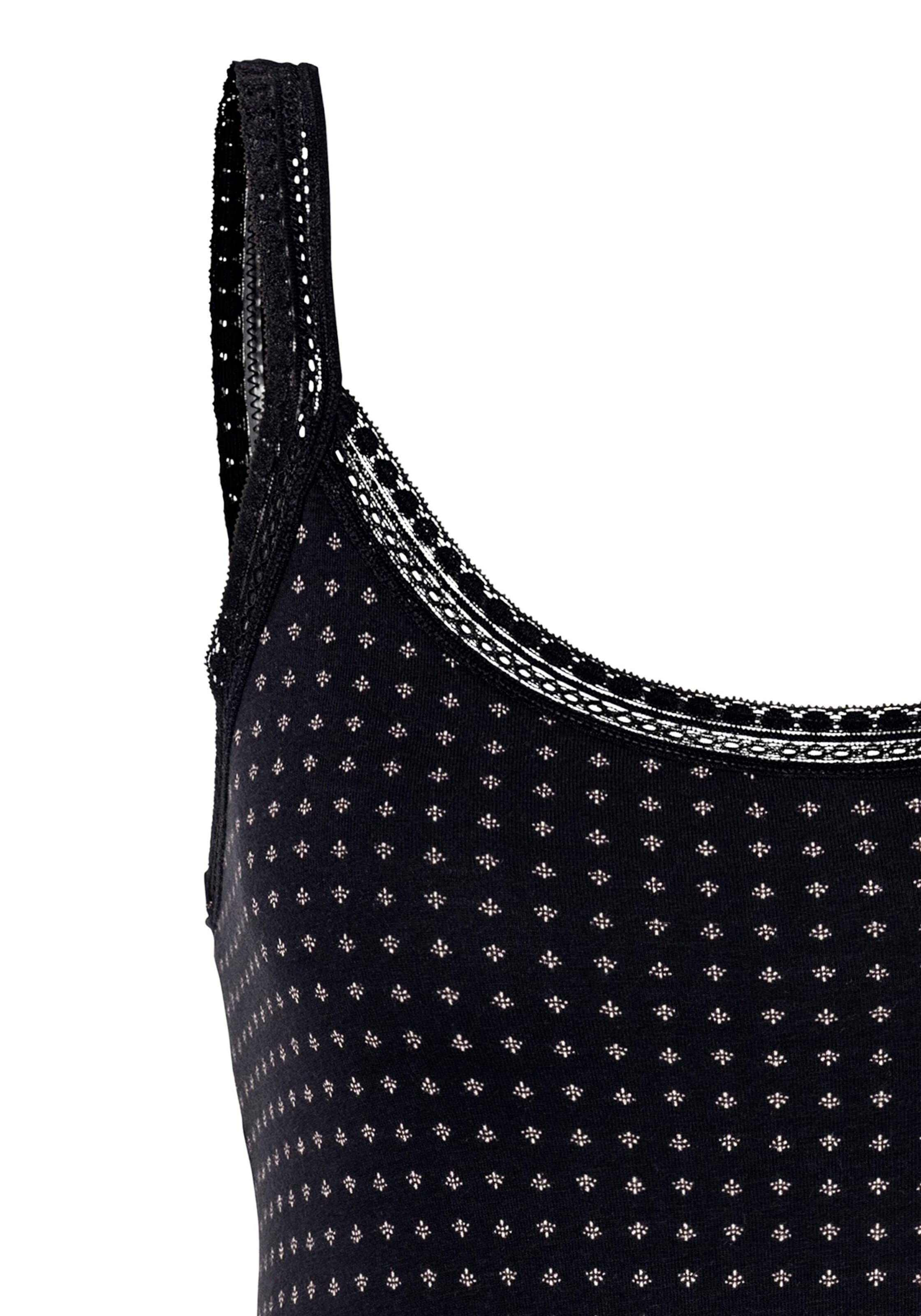 LASCANA Undershirt in Black