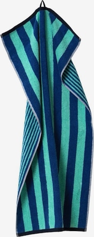 Herzbach home Towel 'Good Vibes' in Blue: front