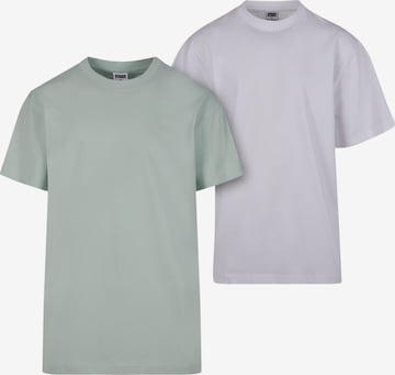 Urban Classics Shirt in Groen: voorkant