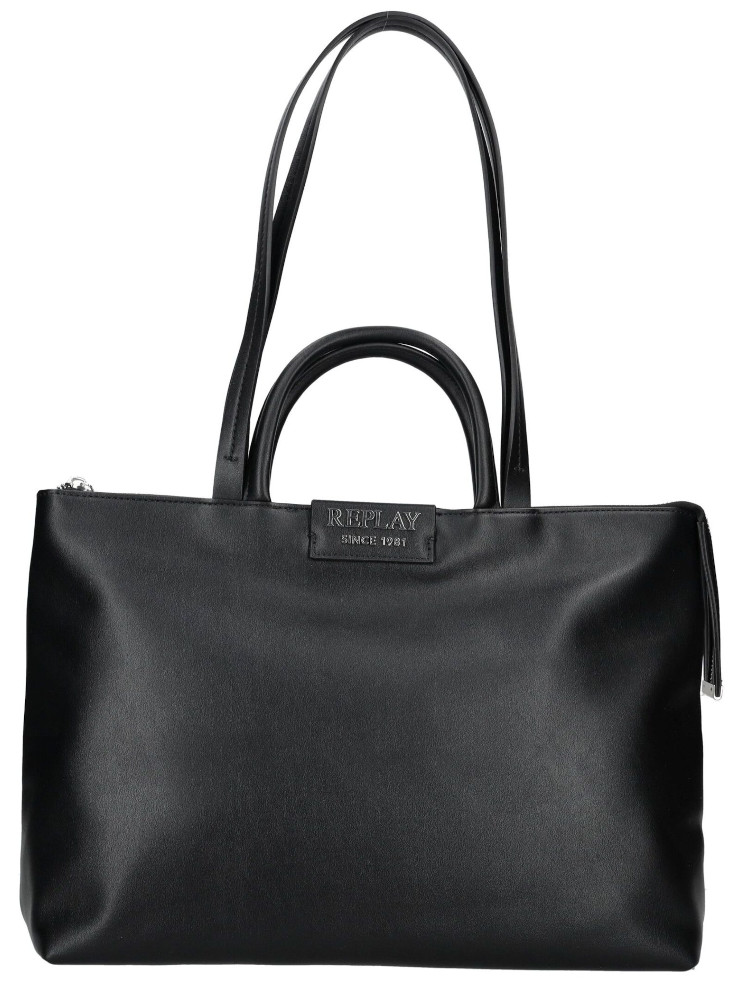 REPLAY Shopper in schwarz, Produktansicht