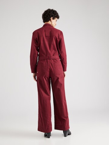 DENHAM Jumpsuit 'HARROW' i rød