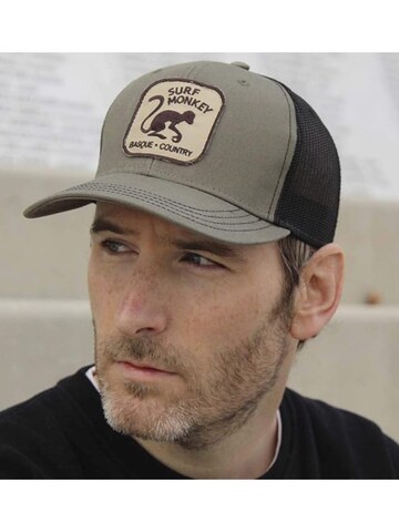 Surf Monkey Cap in Green: front