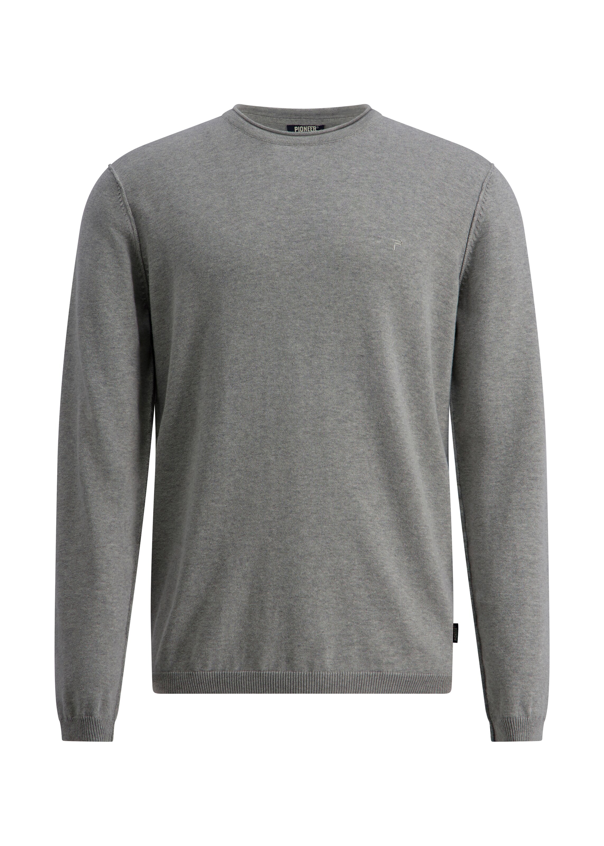 Pioneer Authentic Jeans Pullover in Grau: Vorderseite