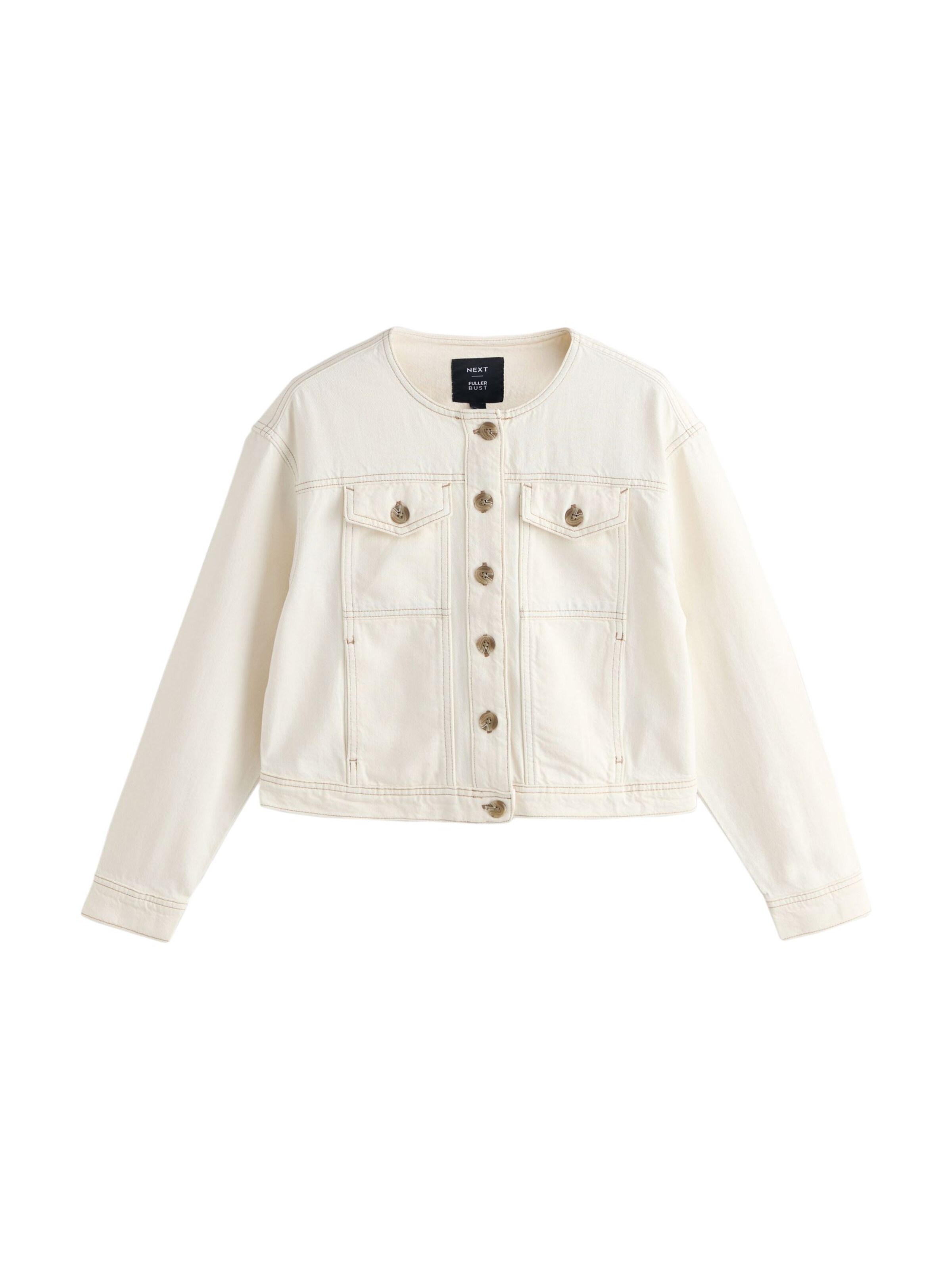 Next Tussenjas in de kleur Ecru, Productweergave