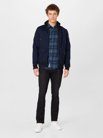 GARCIA Regular fit Button Up Shirt in Blue