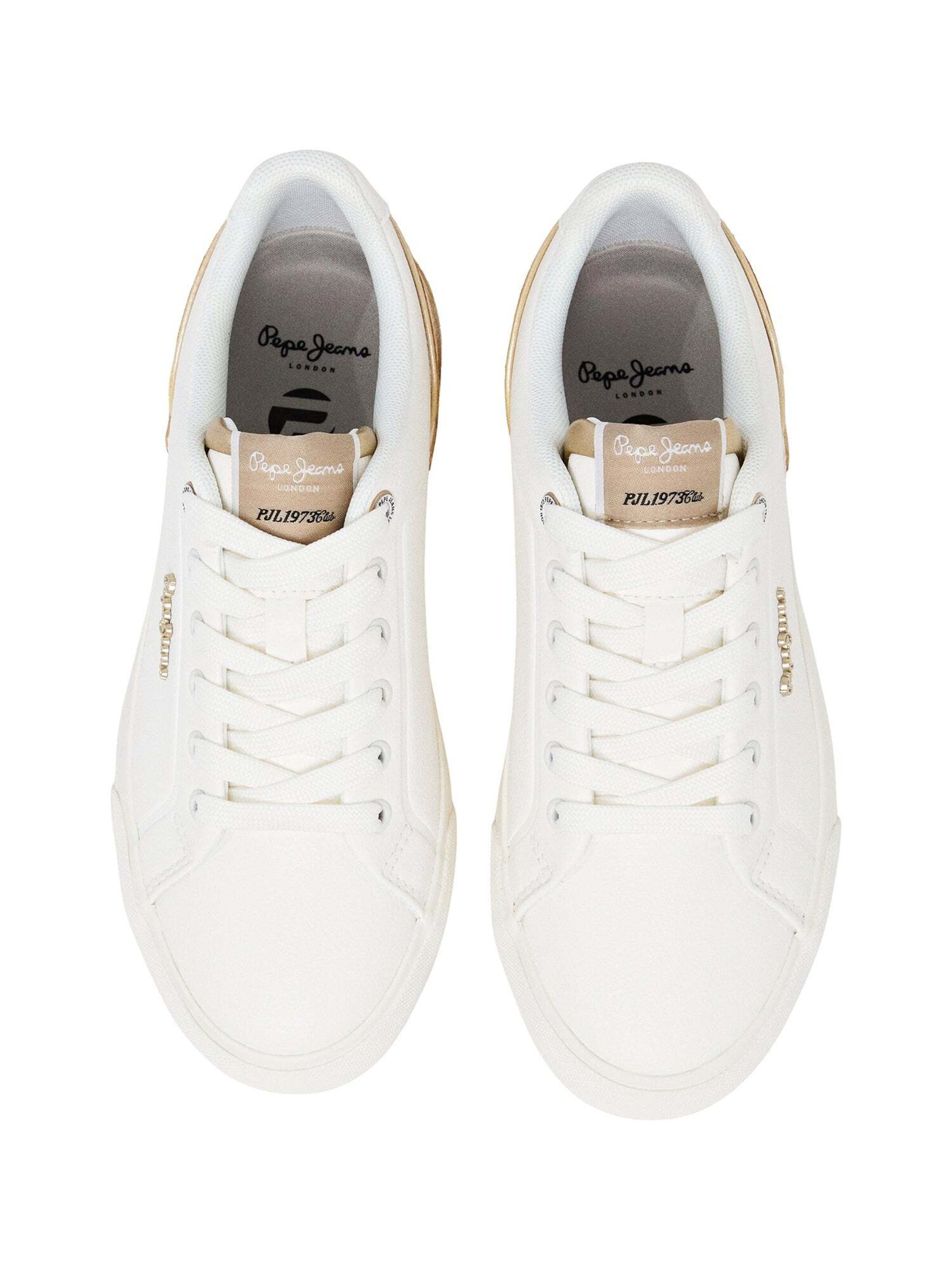 Baskets basses 'Kenton Campus' Pepe Jeans en blanc