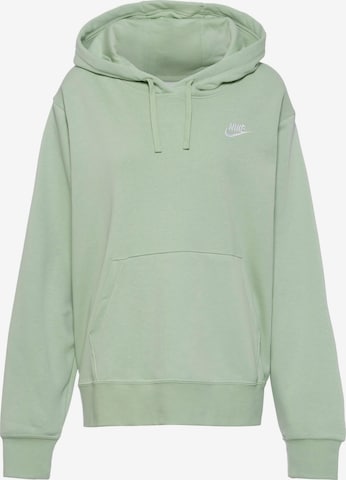 Nike Sportswear Sweatshirt 'Club' in Green: front