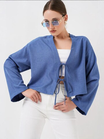 Camicia da donna di Bigdart in blu: frontale