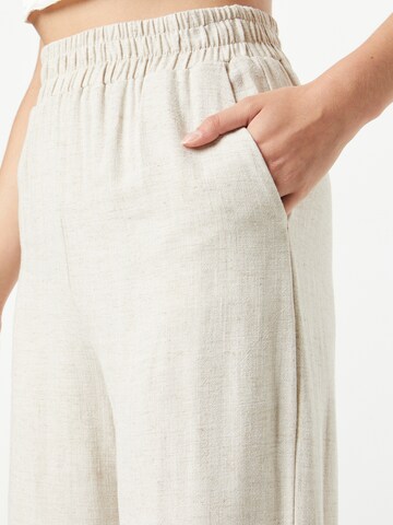 SISTERS POINT Wide Leg Hose 'GLUTI' in Beige