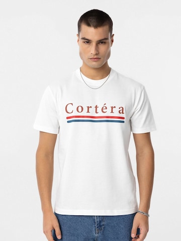 Cortera T-shirt 'Armando' i vit: framsida