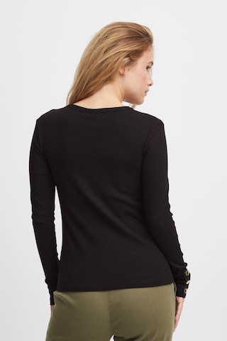 PULZ Jeans Shirt in Black