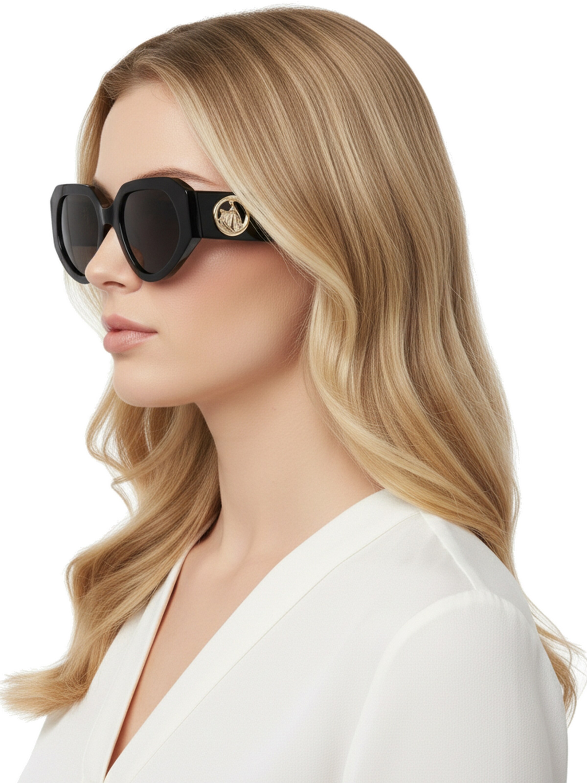 Lanvin Sonnenbrille‌‌‌‌‌‌‌‌‌ in Schwarz