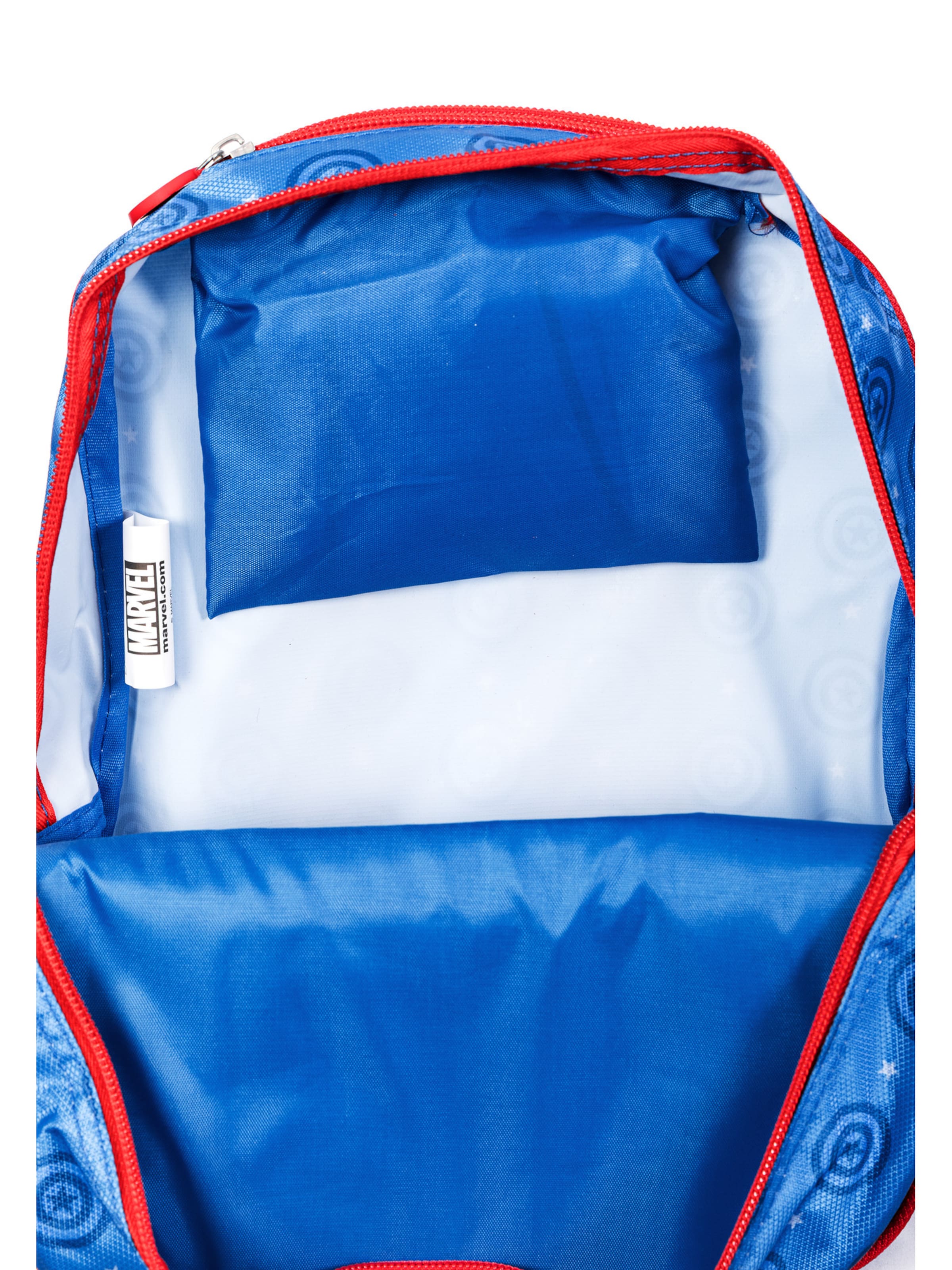 marvel Backpack 'Captain America GuriHiru-Hooded' in Blue