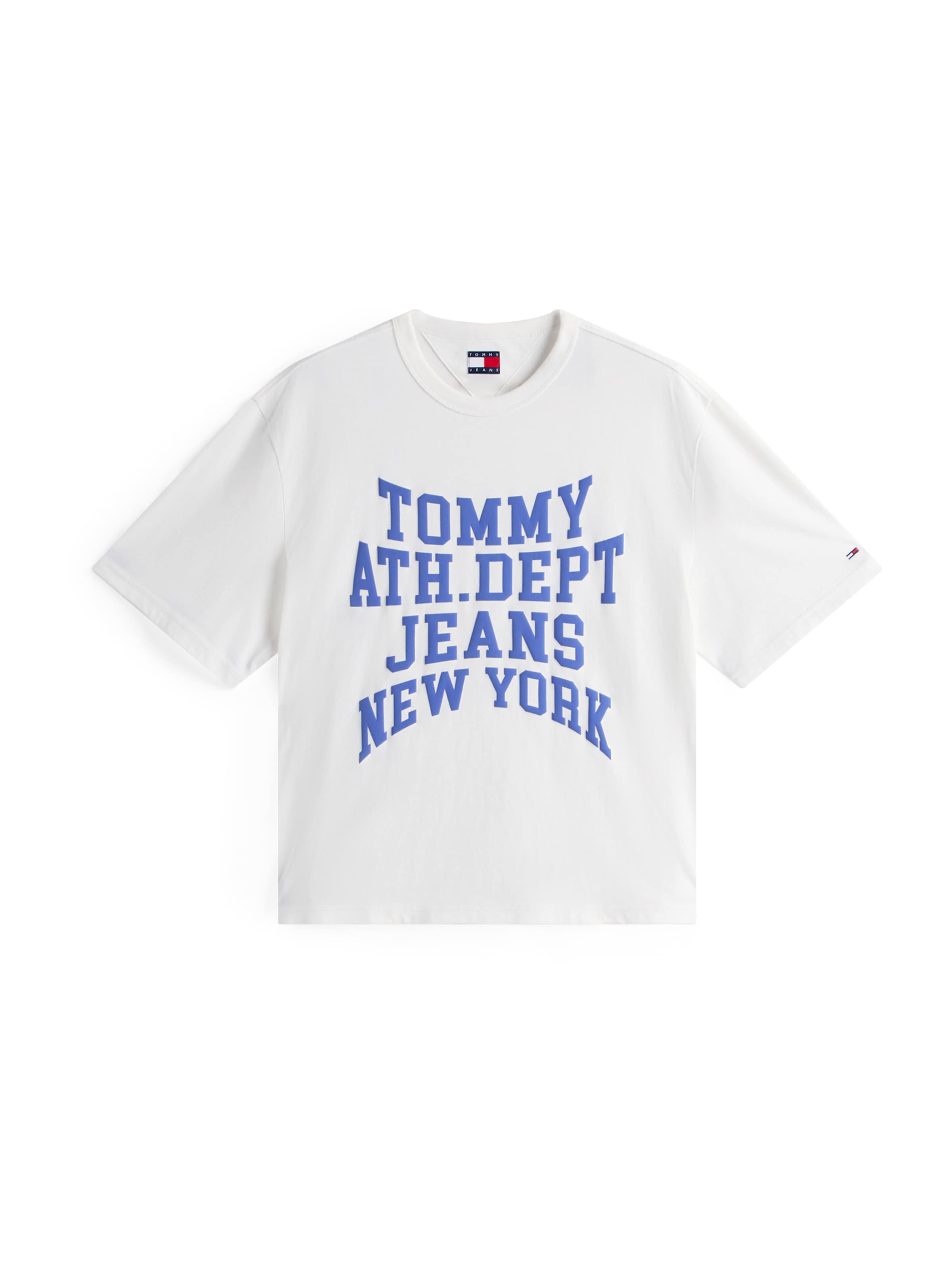 Tricou '90S VARSITY' de la Tommy Jeans pe bej: față