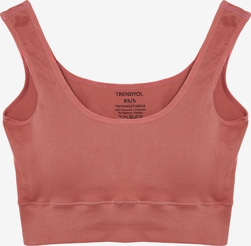 Trendyol Bustier Toppi värissä vaaleanpunainen: etupuoli