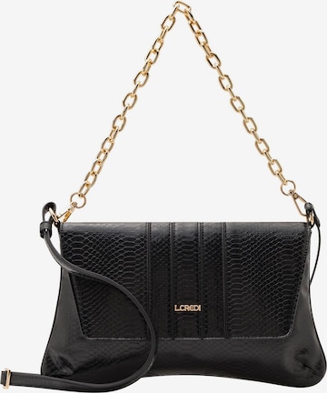 Sac bandoulière 'Nuria' L.CREDI en noir : devant