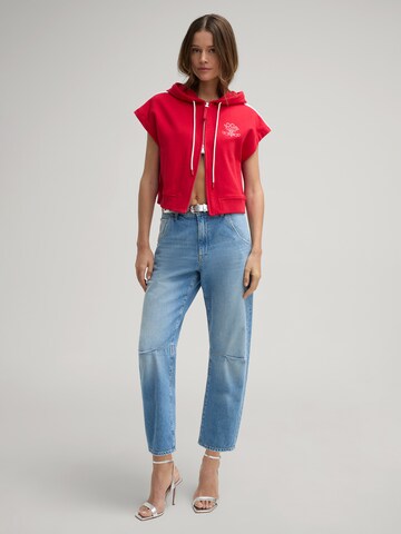 JOOP! Jeans Sweatvest 'Telia' in Rood