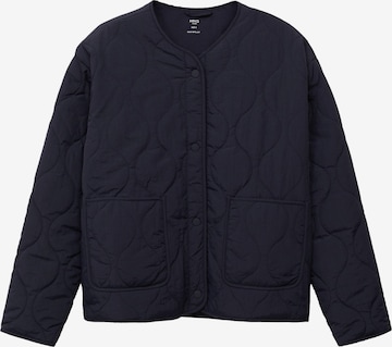 mėlyna MANGO TEEN Demisezoninė striukė 'MALMO': priekis