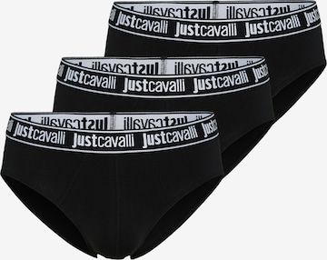 Slip Just Cavalli en noir : devant