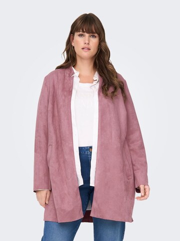 ONLY Carmakoma Between-Seasons Coat in Pink: front