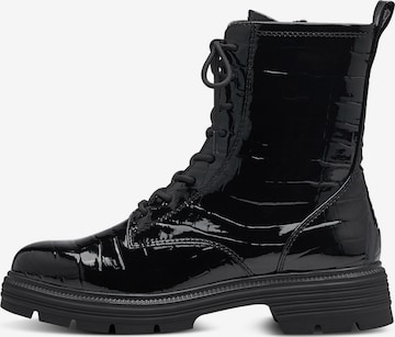 TAMARIS Lace-Up Ankle Boots in Black