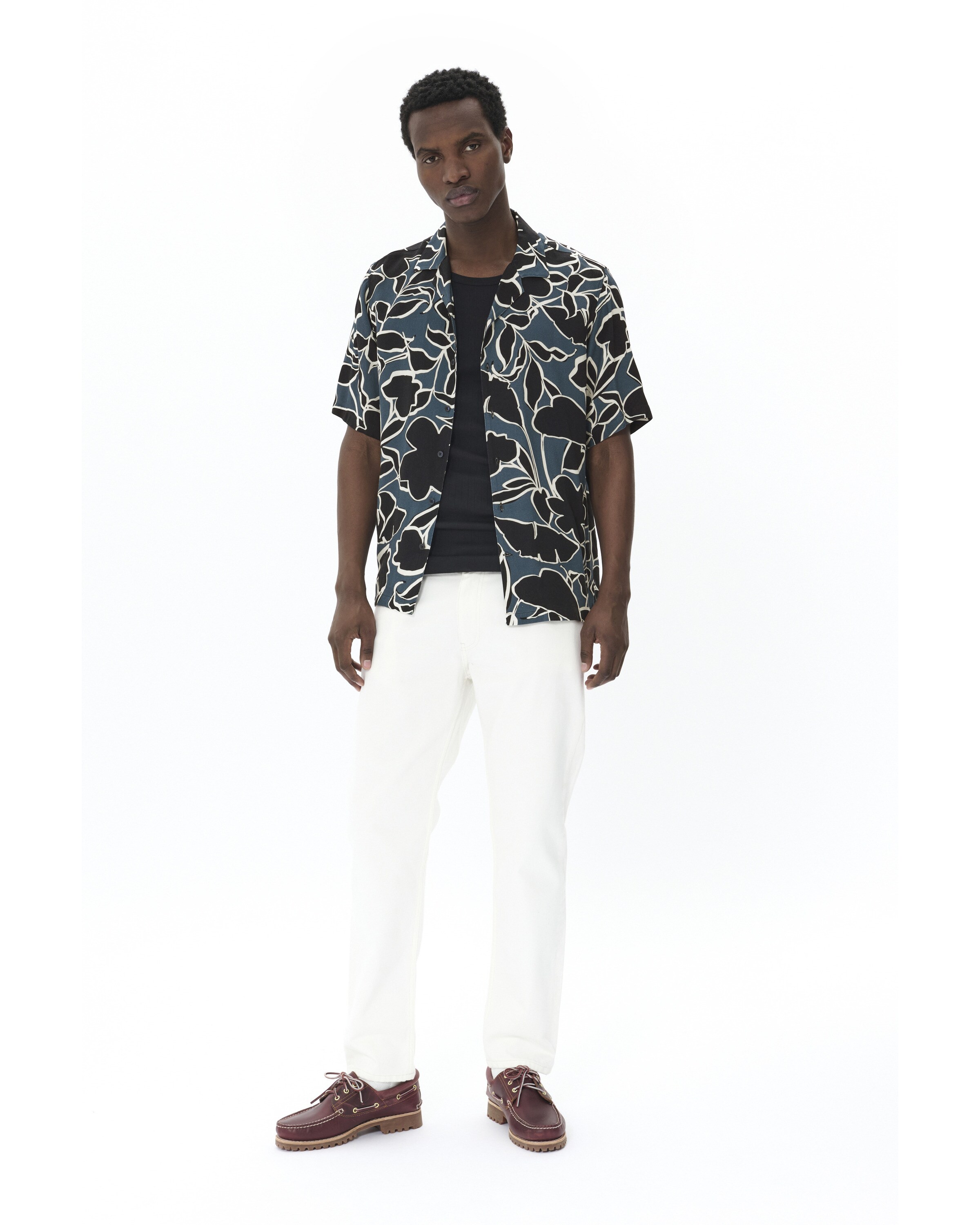 Coupe regular Chemise 'Klampo' Matinique en bleu